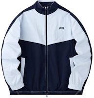 Anta Letter High Collar Zipper Jacket - Illusion Blue/Navy 952418602-4 Anta Letter High Collar Zipper Jacket - Illusion Blue/Navy 952418602-4