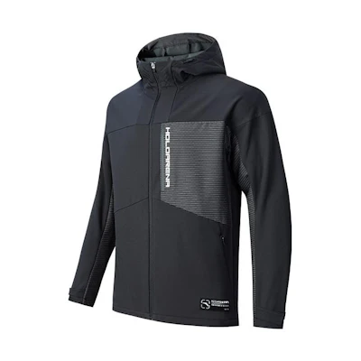 Anta Letter Print Woven Hooded Jacket 952247610-4