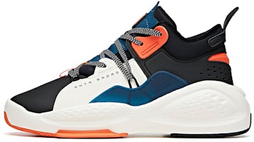 Anta Life Black White Blue 'Domineering Fleece High-Top' 112048080-5 Anta Life Black White Blue 'Domineering Fleece High-Top' 112048080-5