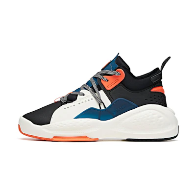 Anta Life Black White Blue 'Domineering Fleece High-Top'