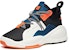 Anta Life Hitam Putih Biru 'Domineering Fleece High-Top' 112048080-5