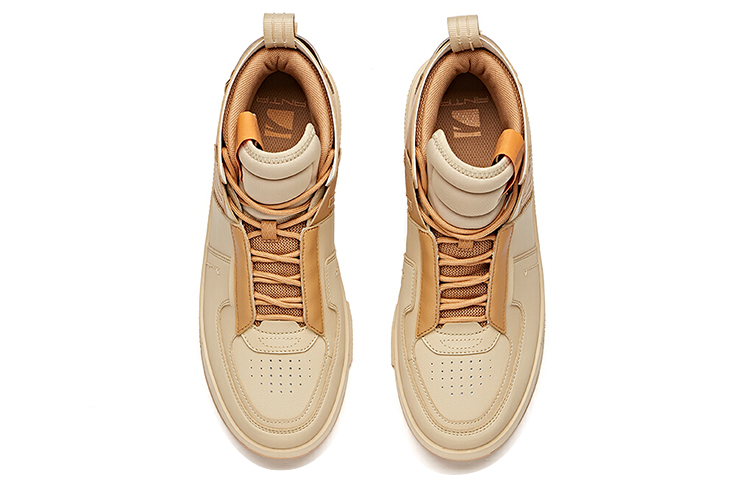 Lookbook Anta Life Collection High Top Skateboarding Shoes 'Brown' 912048012-1