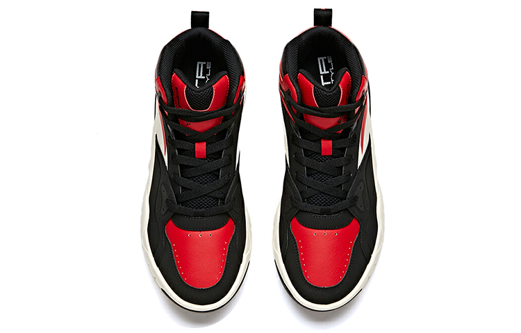 Lookbook Anta Life High-Top 'Hitam Merah' 912048011-3