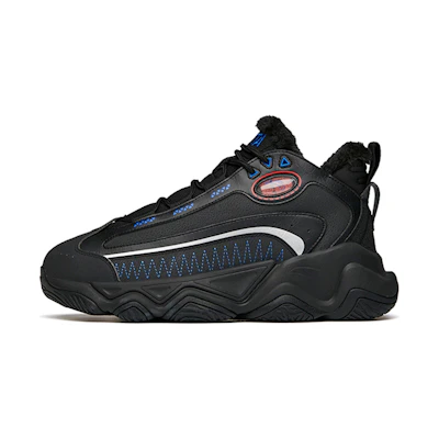 Anta Life High-Top 'Black Blue Red Fleece'