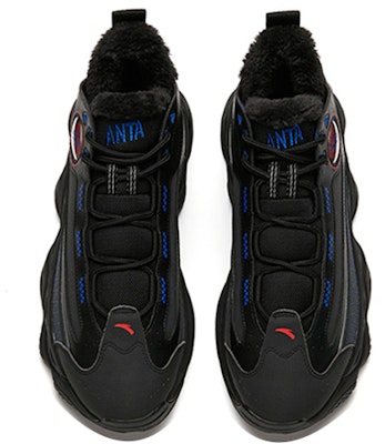 Anta Life High-Top 'Black Blue Red Fleece' 912148990-3 Shop Anta Life High-Top 'Black Blue Red Fleece' 912148990-3