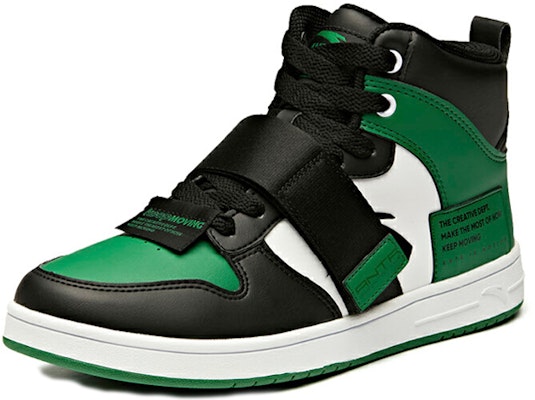 Anta Life High Top 'Black White Green' 91938060-6 Order Anta Life High Top 'Black White Green' 91938060-6