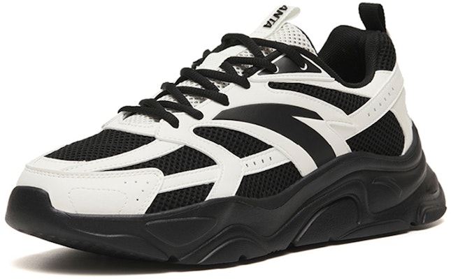 安踏生活系列輕便運動休閒鞋 黑白 Lookbook 安踏生活系列輕便運動休閒鞋 黑白