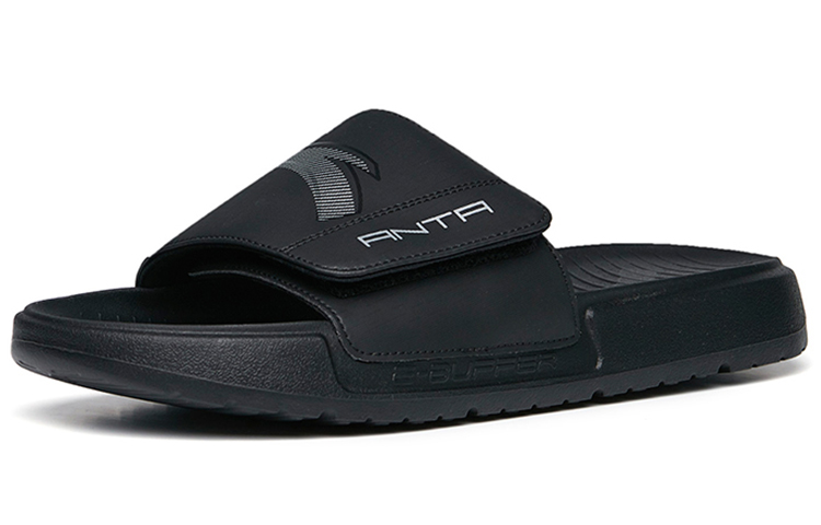 Anta Life Series 'Breathable Black Beach Slippers' 圖 3