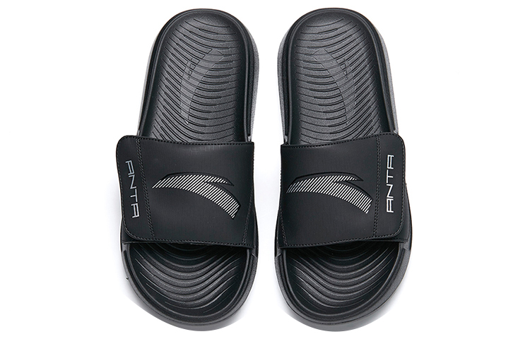 Anta Life Series 'Breathable Black Beach Slippers' 圖 4
