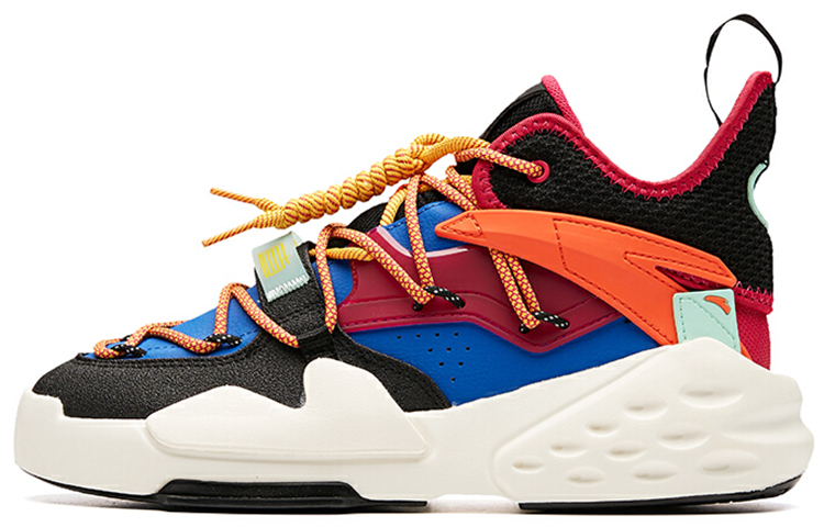 Anta Life Series High-Top 'Black White Blue Orange' 112018086-2