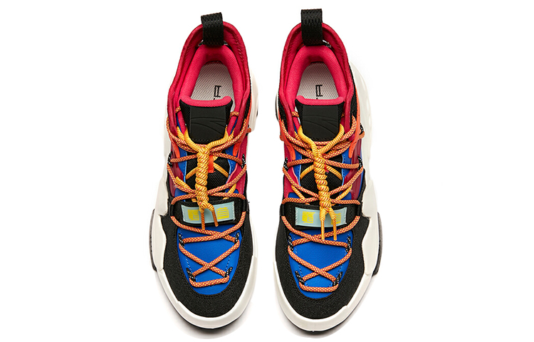 Lookbook Anta Life Series High-Top 'Black White Blue Orange' 112018086-2
