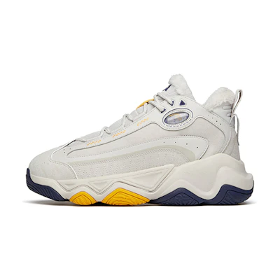 Anta Life Series High-Top 'Grey Yellow Purple'