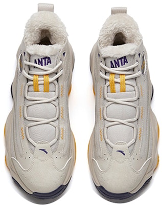 Anta Life Series High-Top 'Abu Kuning Ungu' 912148990-1 Shop Anta Life Series High-Top 'Abu Kuning Ungu' 912148990-1