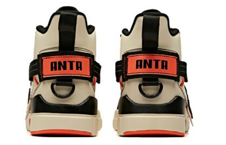 Lookbook Anta Life Series Zapatillas Altas 'Negro Naranja' 91948082-3