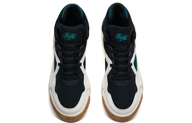 Shop Anta Life Series High 'Flame Black White Green' 112148088-3