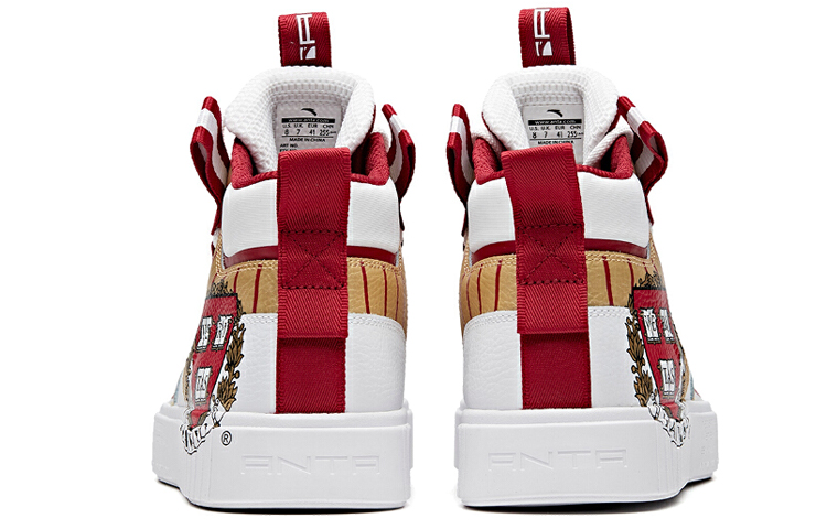 Shop 안타 라이프 시리즈 하이 '하버드 화이트-레드' 91938007-15