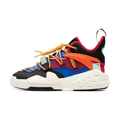 Anta Life Series High-Top 'Black White Blue Orange'