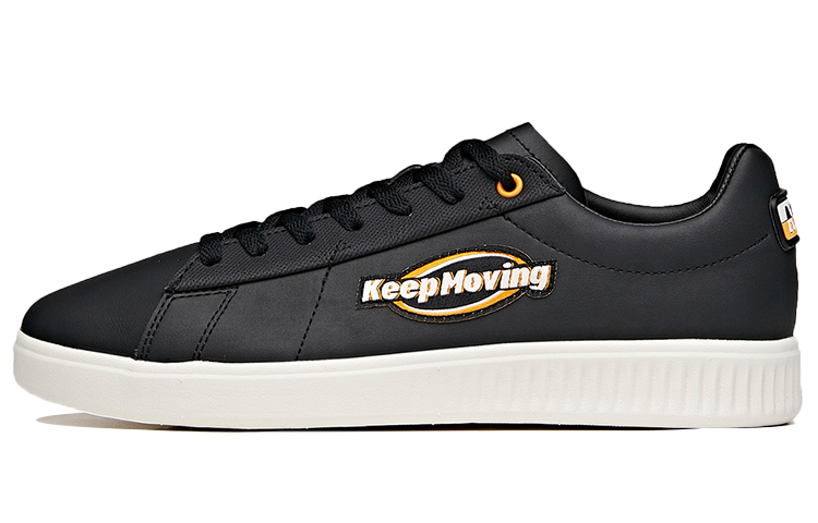 Anta Keep Moving Skateboarding Shoes 'Black Yellow White' 112118060-2
