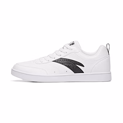 Anta Life Series Low-Top Skate Shoe 'White Black'