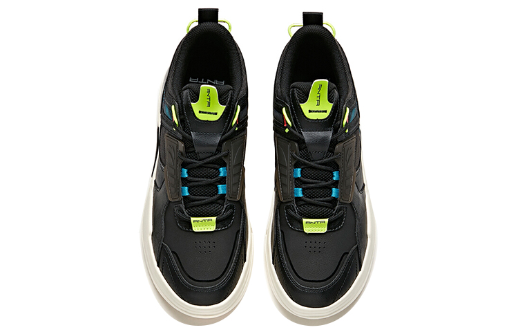 Lookbook Anta Life Series Sepatu Rendah 'Hitam Biru Hijau' 912118080-3