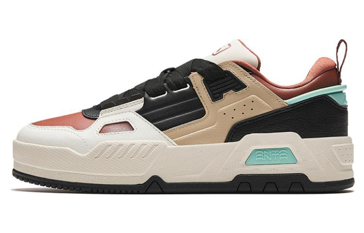 Buy 安踏 生活系列 厚底舒適百搭 低幫 板鞋 男款 黑棕