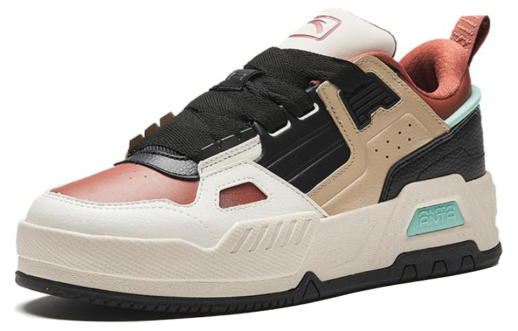 Order 安踏 生活系列 厚底舒適百搭 低幫 板鞋 男款 黑棕