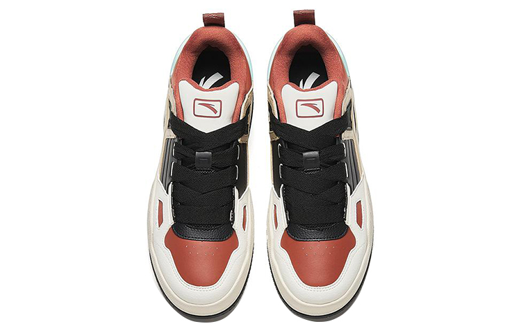 Lookbook 安踏 生活系列 厚底舒適百搭 低幫 板鞋 男款 黑棕