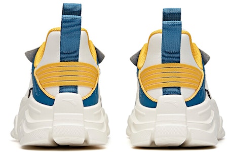 安踏 生活系列 減震防滑 低幫 運動休閒鞋 藍黃 Shop 安踏 生活系列 減震防滑 低幫 運動休閒鞋 藍黃