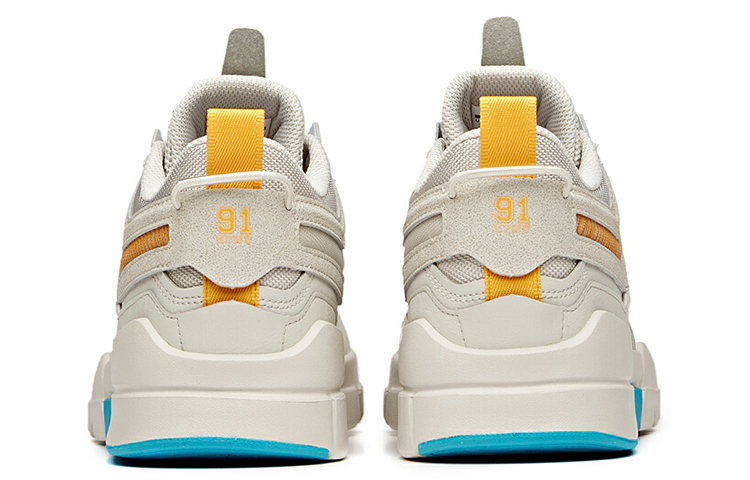 Shop 안타 라이프 시리즈 로우 '회색 노랑' (Anta Life 로우 회노) 912118080-2