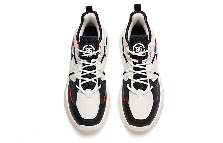 Lookbook 安踏生活系列低帮鞋 '拒绝平庸 黑白红' 112138084-2