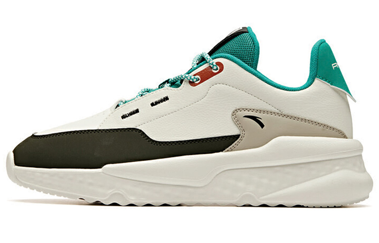 Buy 安踏 生活系列 不羁 低帮 板鞋 男款 白黑綠