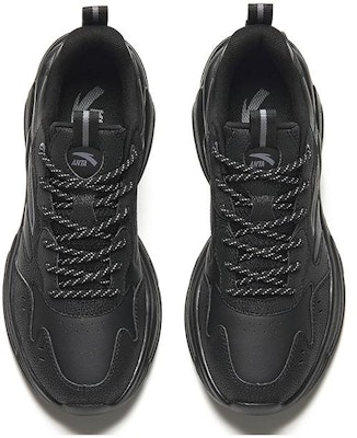 安踏 生活系列 百搭 耐磨 低筒 生活休閒鞋 男款 黑色 Lookbook 安踏 生活系列 百搭 耐磨 低筒 生活休閒鞋 男款 黑色