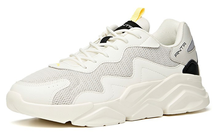 Order 安踏 生活系列 輕便 低幫 運動休閒鞋 男款 白灰