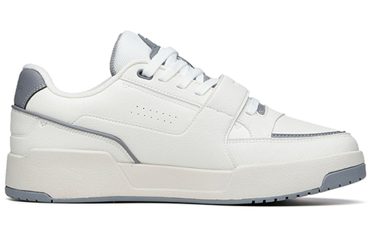 Order Anta安踏 生活系列 防滑耐磨 低幫 板鞋 白灰