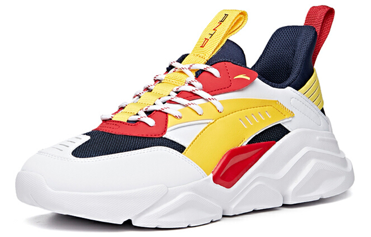 Order Anta安踏 生活系列 低帮 運動休閒鞋 男款 白黃紅