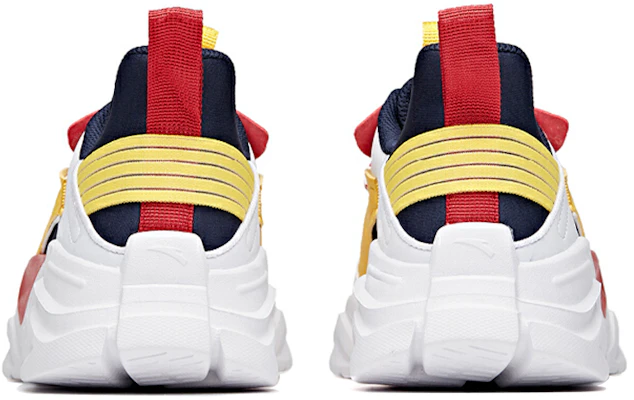 Anta安踏 生活系列 低帮 運動休閒鞋 男款 白黃紅 Shop Anta安踏 生活系列 低帮 運動休閒鞋 男款 白黃紅