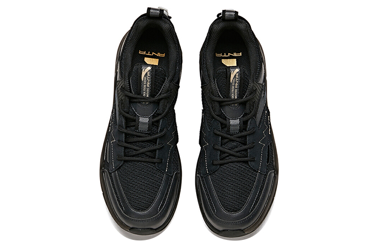 Lookbook Anta Life Series Sepatu Rendah 'Hitam Emas' 912118050-4