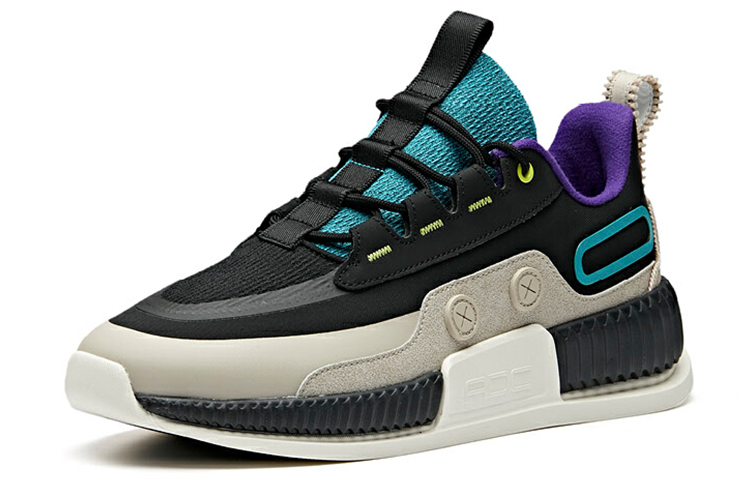 Anta Life Series Low-Top 'Black Grey Green' 圖 2