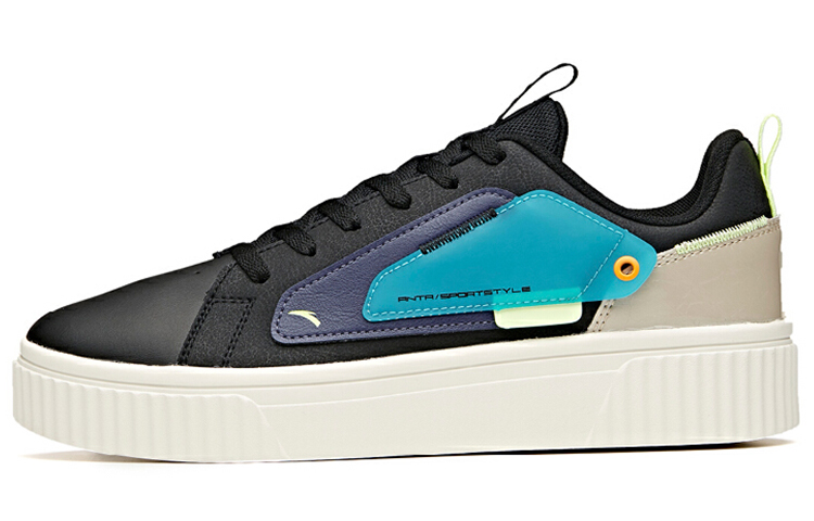 Anta Life Series Low Top 'Black Grey Purple'