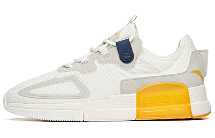 Anta Life Series Low Top 'White Grey' 'Reject Mediocrity'