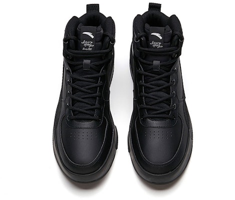 Anta Mid Top Skateboarding Shoes 'Black' 912138011-5 Lookbook Anta Mid Top Skateboarding Shoes 'Black' 912138011-5