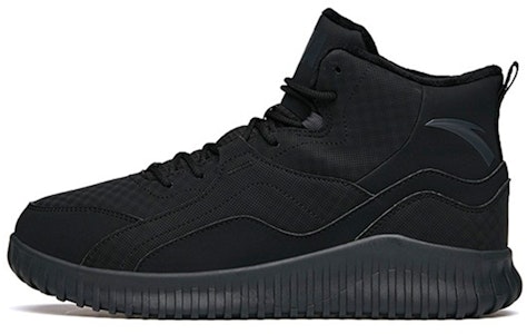 安踏 生活系列 加絨 耐磨 中筒 休閒運動鞋 男款 黑 Buy 安踏 生活系列 加絨 耐磨 中筒 休閒運動鞋 男款 黑