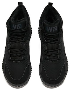 安踏 生活系列 加絨 耐磨 中筒 休閒運動鞋 男款 黑 Shop 安踏 生活系列 加絨 耐磨 中筒 休閒運動鞋 男款 黑