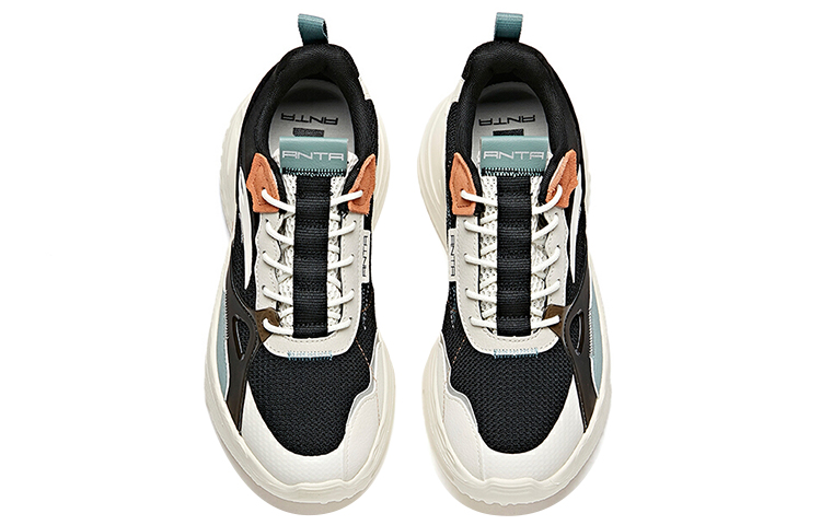 Lookbook Anta安踏 生活系列 MIX裂變 減震防滑耐磨 低幫 運動休閒鞋 黑白綠