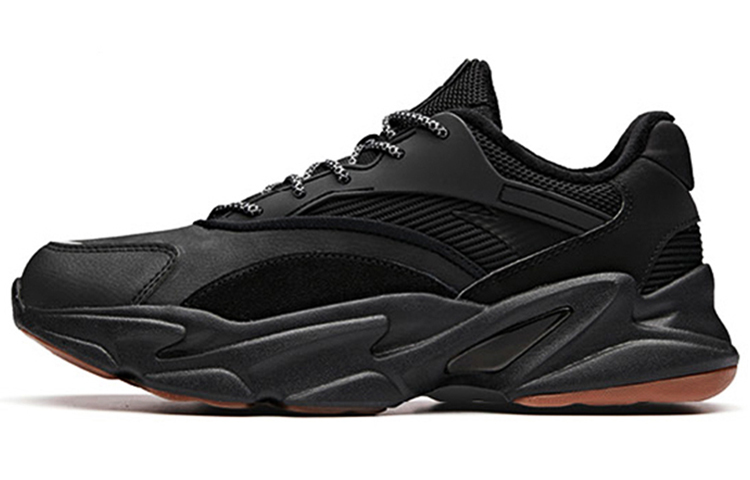 Anta Life Series Retro Dad Shoes 'Black Velvet Fleece' 11848883-7