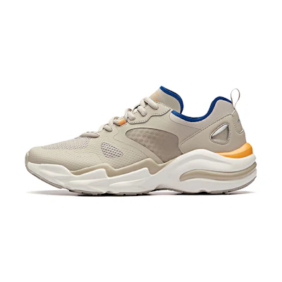 Anta Life Series Retro Running Shoes 'Grey Orange White'