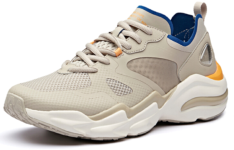 Anta Life Series Retro Running Shoes 'Grey Orange White' 圖 2