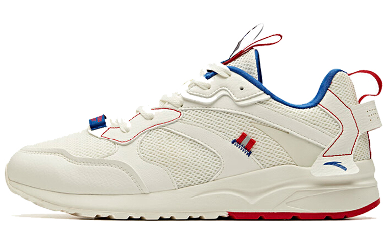 Anta Life Series Retro Running Shoes 'White Blue Red' 91948850-3