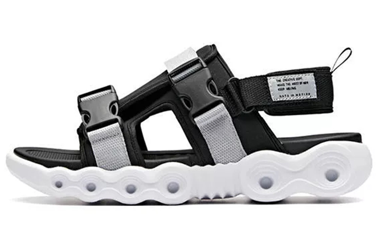 Anta Life Series Sandal 'Black Grey White' 91926961-1