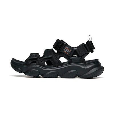 Anta Life Series Sandals 'Black Orange'